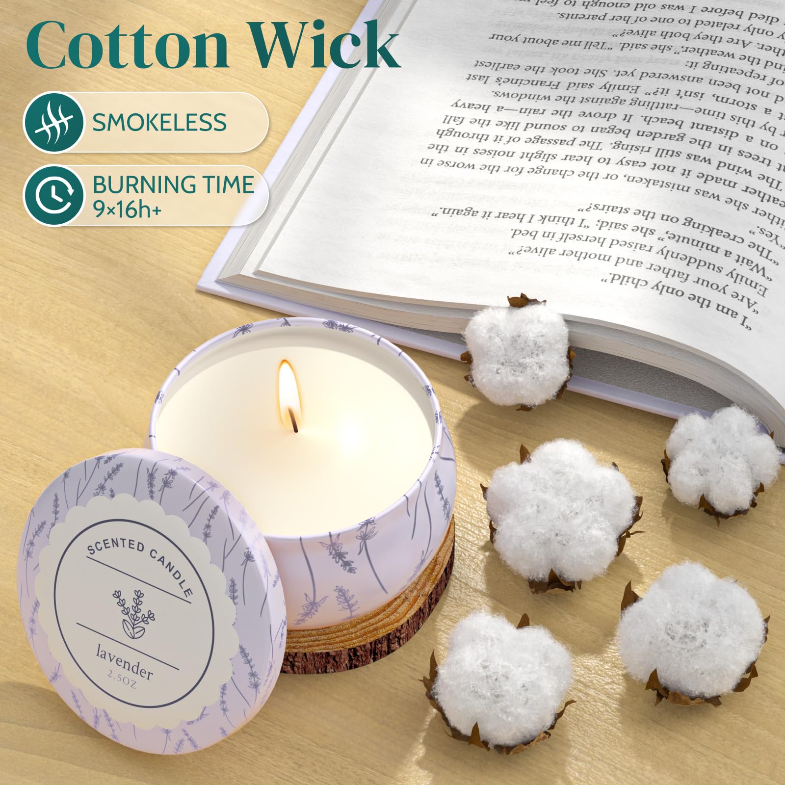 WarmEmbrace grapefruit candle tin provides bright citrus to energize a workspace