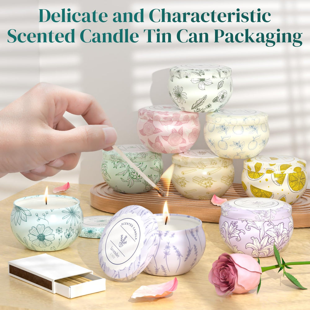WarmEmbrace lavender candle tin promotes calm evenings and restful ambiance