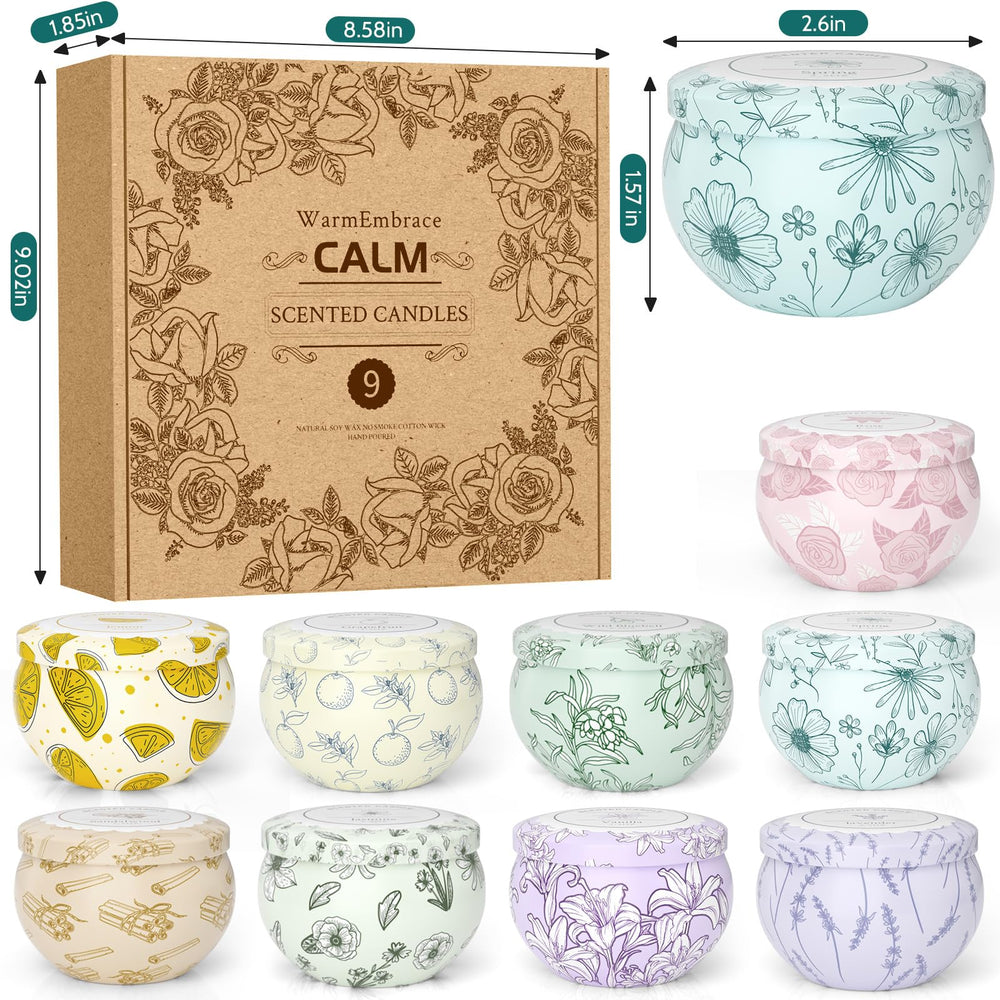 WarmEmbrace sandalwood candle tin offers soothing warmth for relaxed spaces
