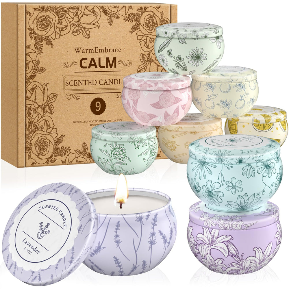 WarmEmbrace vanilla candle tin for cozy evenings at home