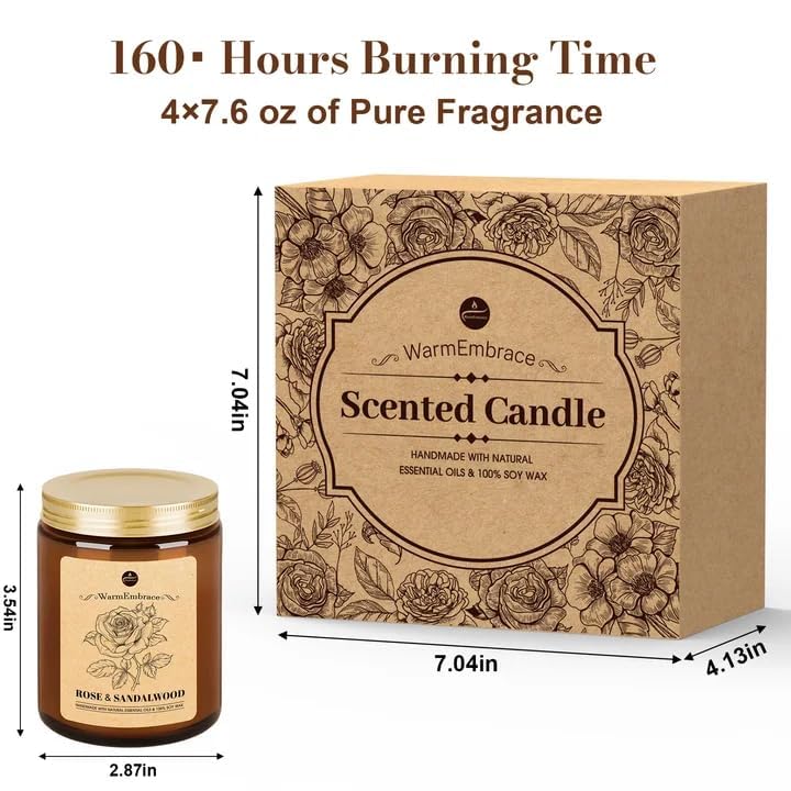 WarmEmbrace vanilla candle delivering warm, inviting ambiance.
