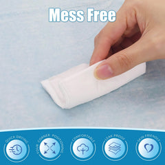 Warmify bed pad with odor control for fresher surroundings