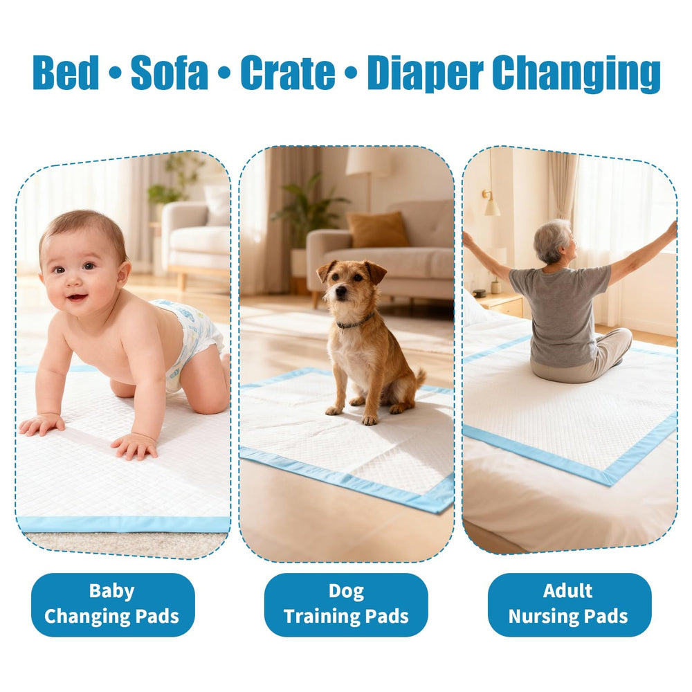 Warmify 10-pack bed pads ideal for caregivers and travel