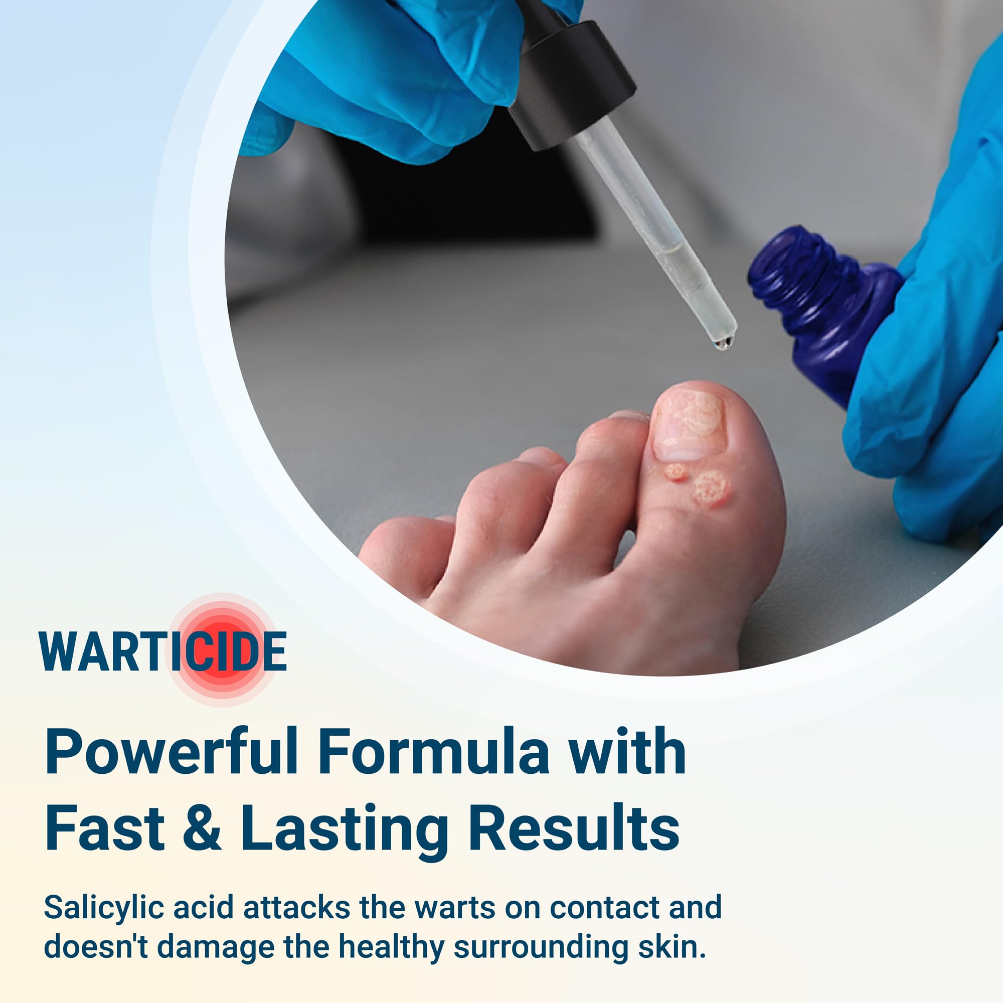 Warticide kid-friendly formulation suitable for family use.