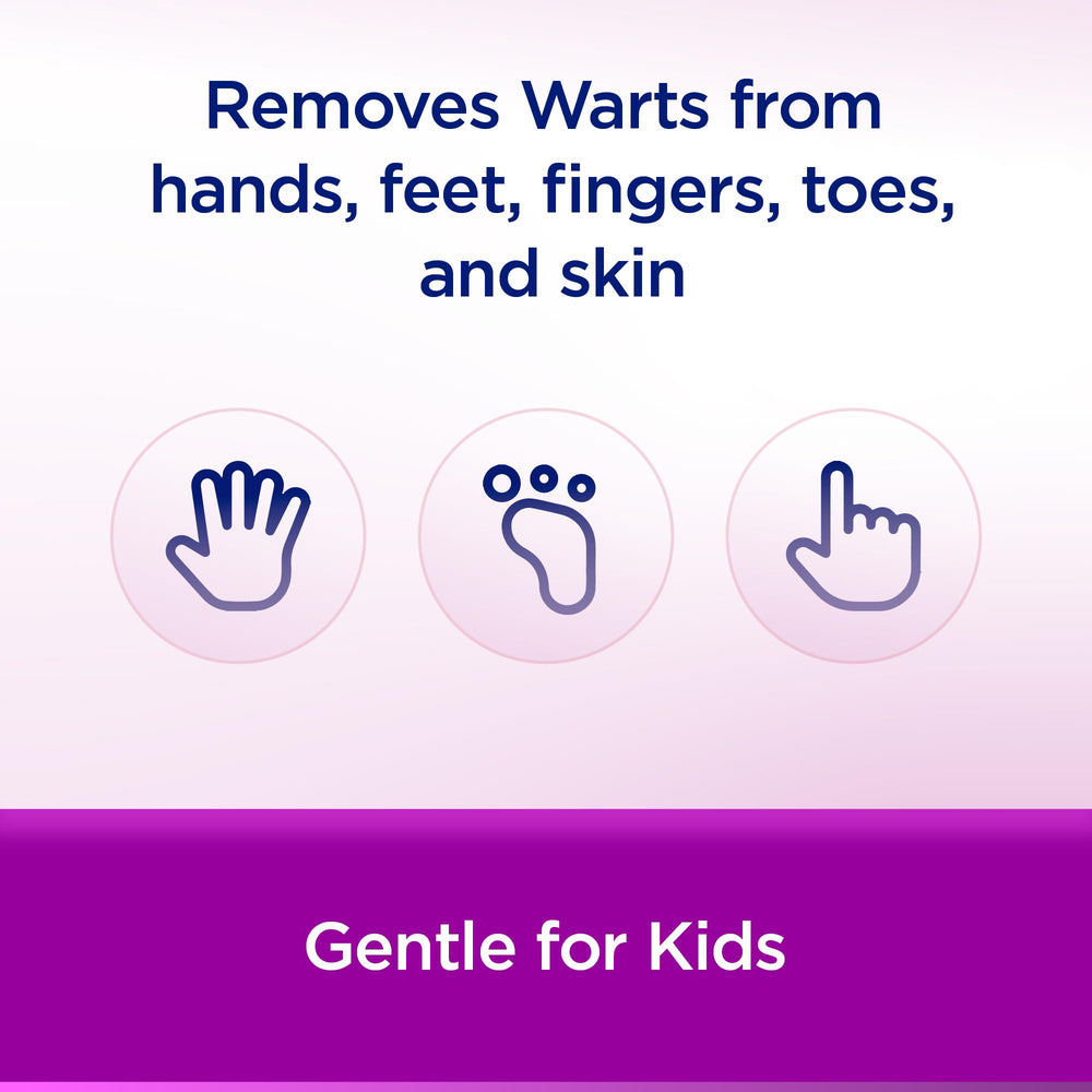 Aplicación fácil de WartStick Kids para verrugas infantiles.