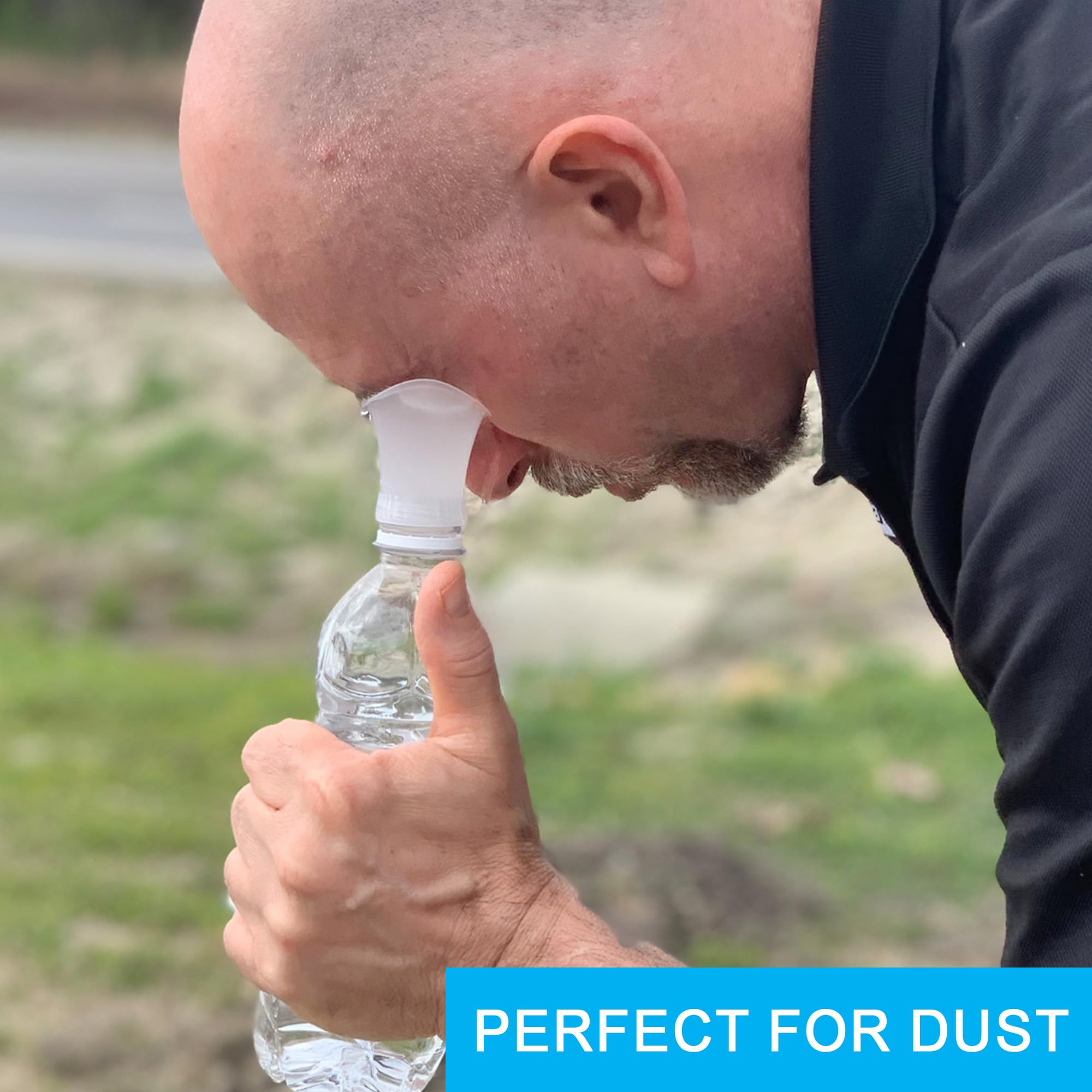Wash+Out Eye Wash Cup after gardening for debris relief.