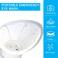 Wash+Out Eye Wash Cup fits most bottles for universal compatibility during emergencies.
