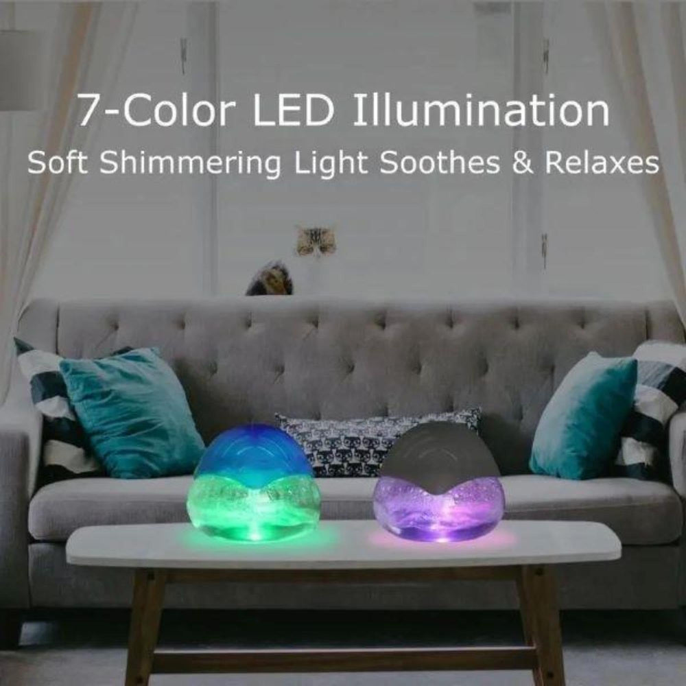 Water-Based Purifier led-night-light provides a soft ambient glow in bedrooms.