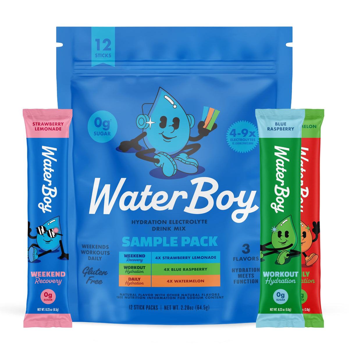 Waterboy hydration recovery ginger image for post-workout refreshment