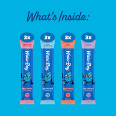 Waterboy Weekend Recovery l-theanine and vitamins provide calm focus on the go