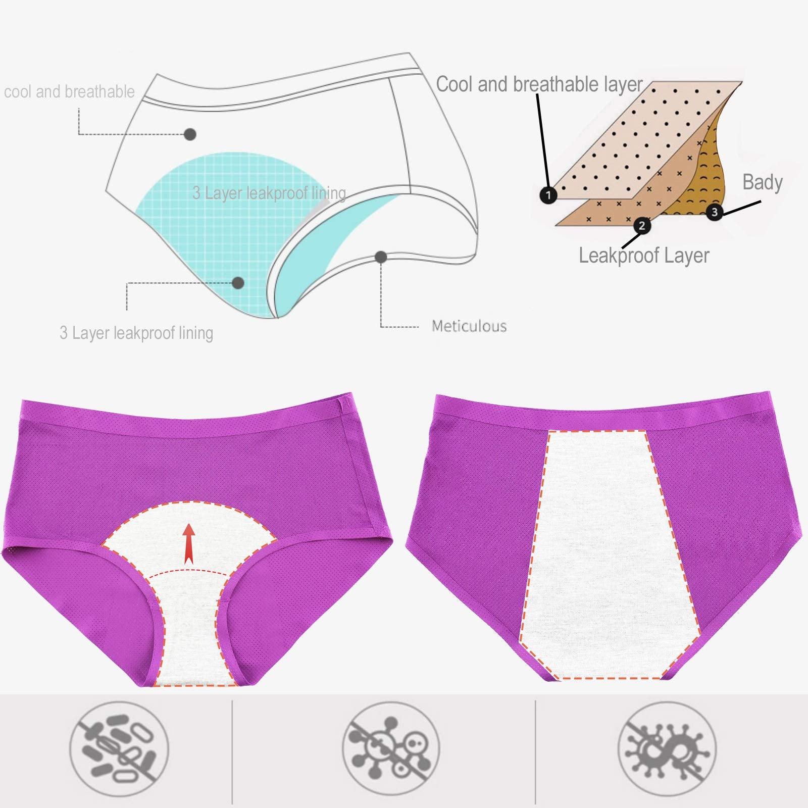 WBEAUTALLOVE waistband close-up showing smooth edge for long-day comfort