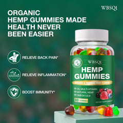 WBSQL hemp gummies ingredients scene highlights natural plant-based nutrients.