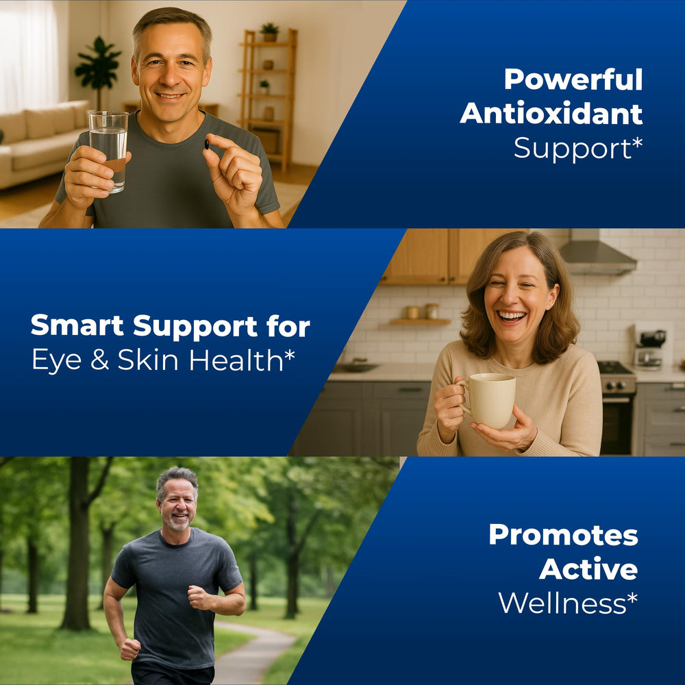 We Like Vitamins Astaxanthin packaging box highlighting value and six-month supply.