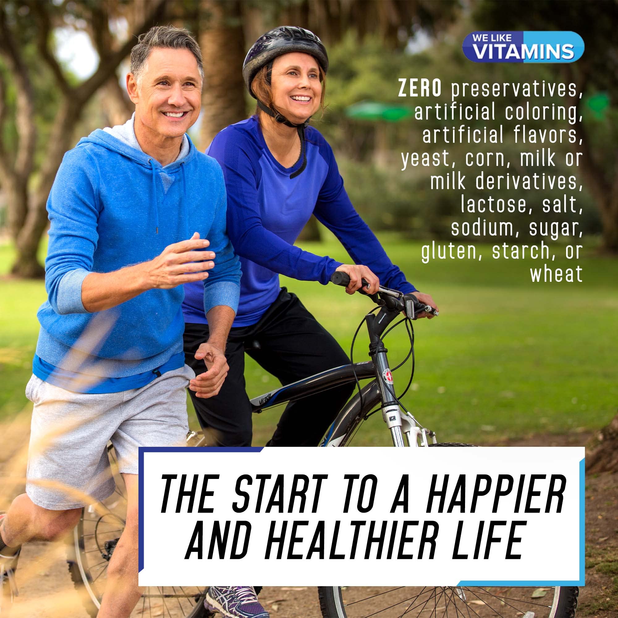 Closeup shows easy-to-swallow vegan capsules from We Like Vitamins