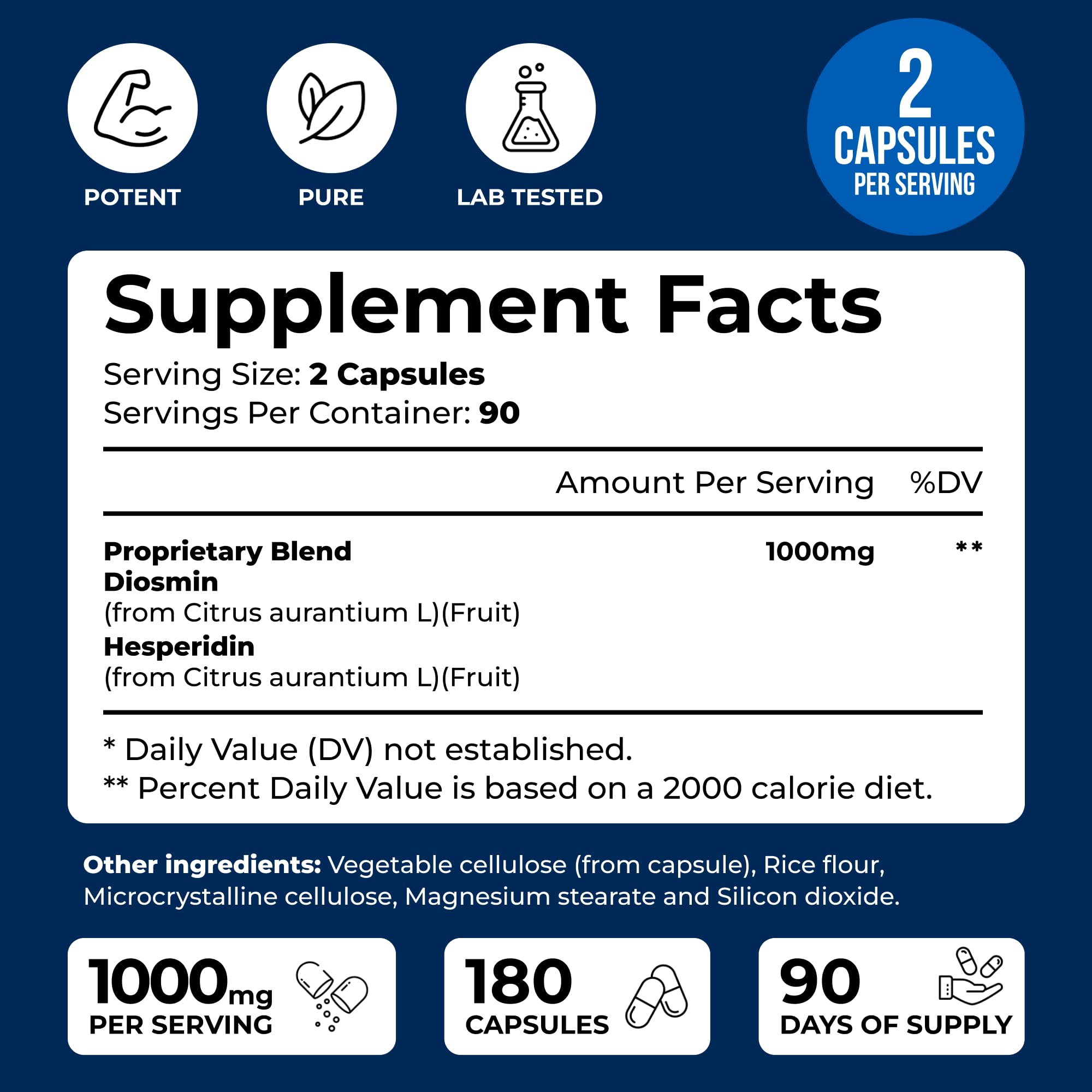 We Like Vitamins bottle produced and encapsulated in the USA with quality standards.