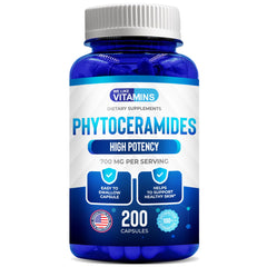 We Like Vitamins phytoceramides 700mg bottle front view for plant-based hydration