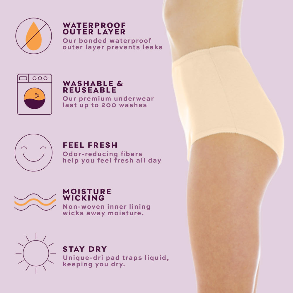 Wearever cotton-polyester blend fabric delivers breathable comfort and durability.