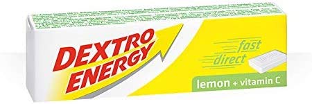 WeaShaemgLi Dextro Energy SE lemon close-up, ideal for quick refresh during workouts.