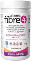 Webber Naturals Right Fibre4 scoop beside powder for precise daily dosing