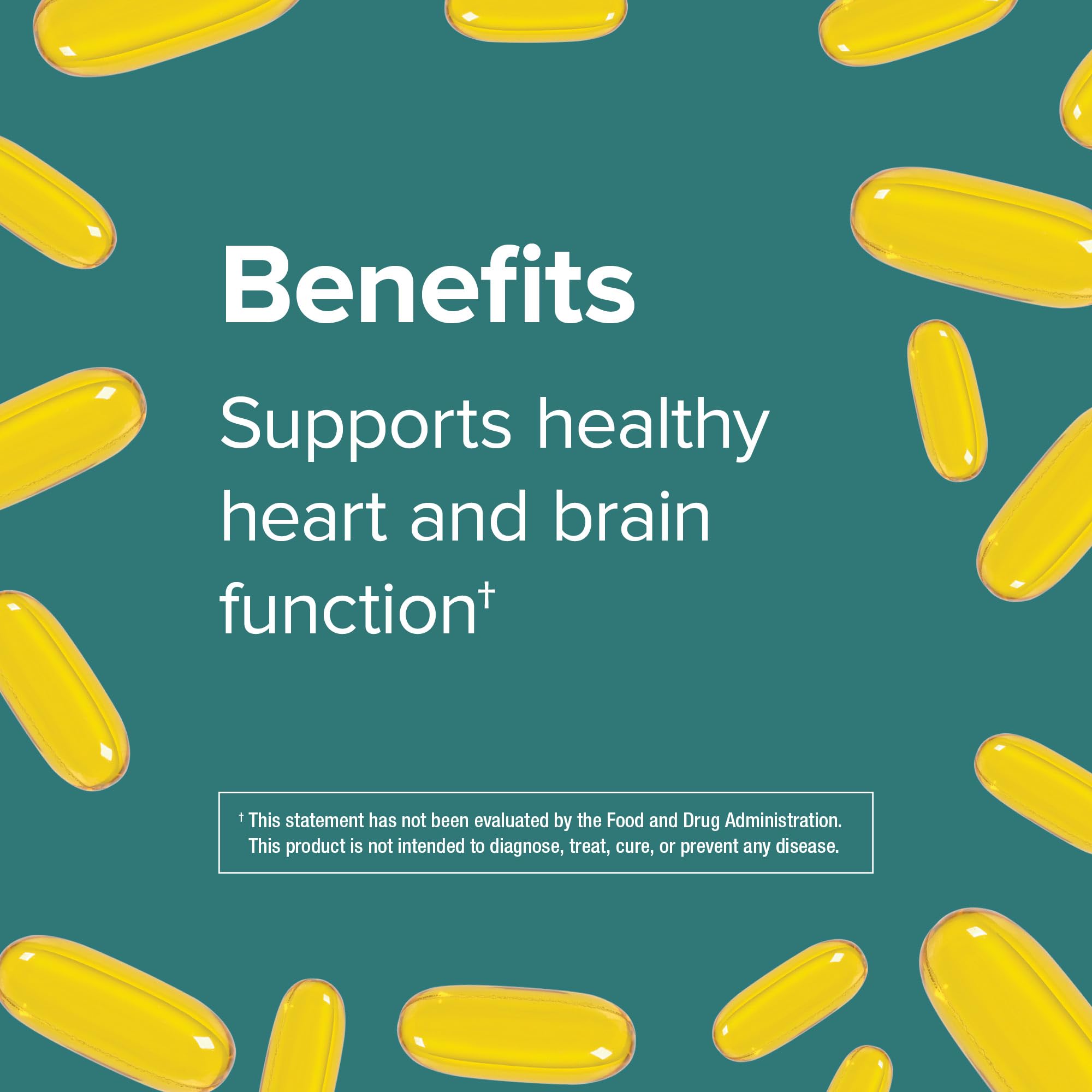 Webber Naturals enteric-coated softgels with no fishy aftertaste for easier swallowing.