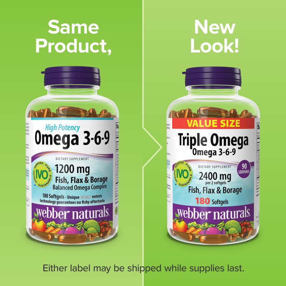 Webber Naturals bottle with seal reinforces freshness and rigorous testing.