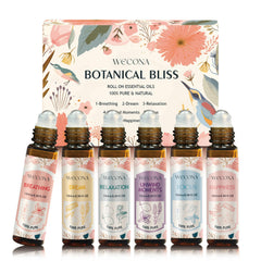 WECONA aromatherapy roll-on set bottle collection for on-the-go scent moments
