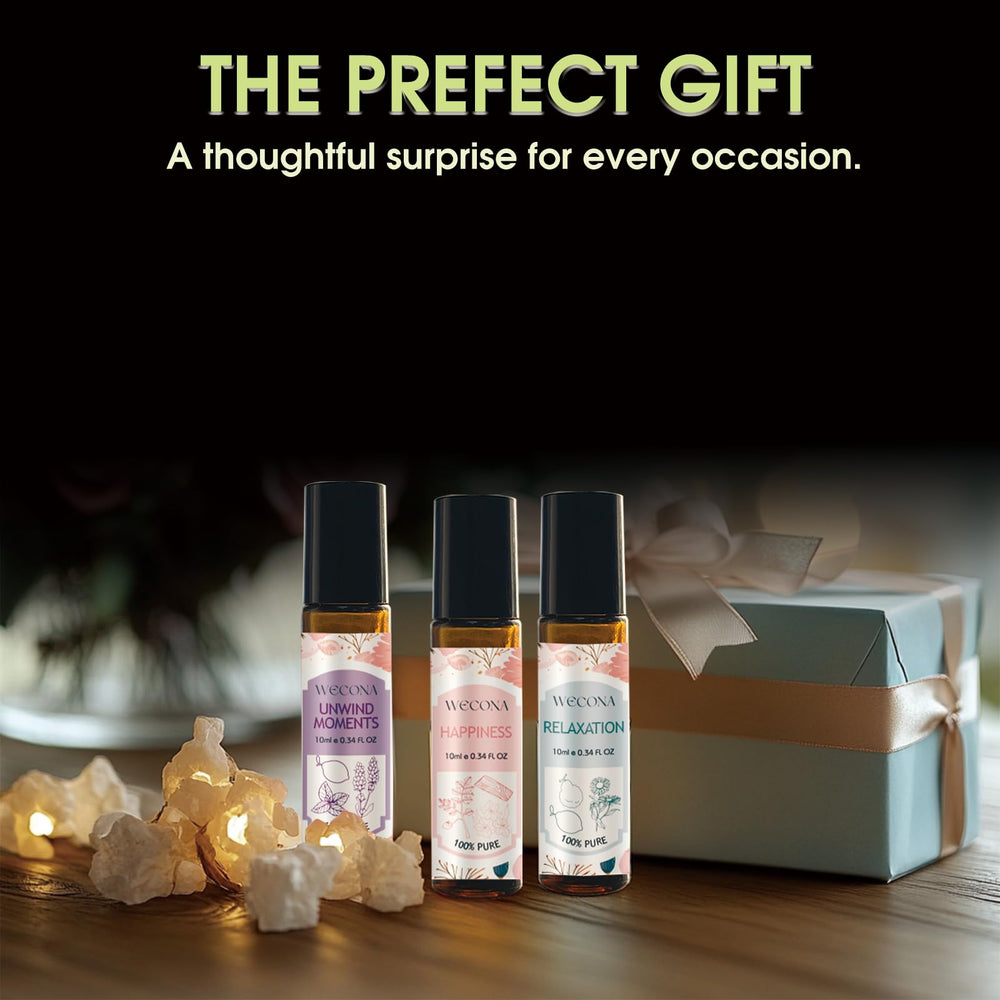 WECONA on-the-go aromatherapy roll-ons for quick mood boosts