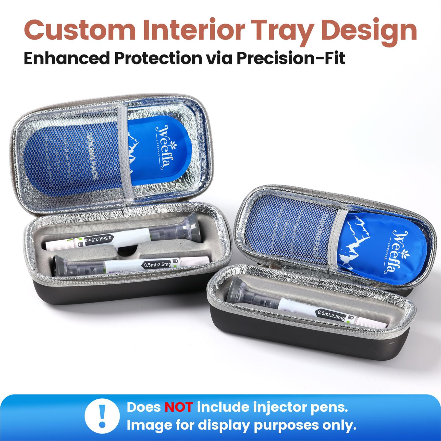 Weefla discreet, stylish design keeps contents private during daily carry.