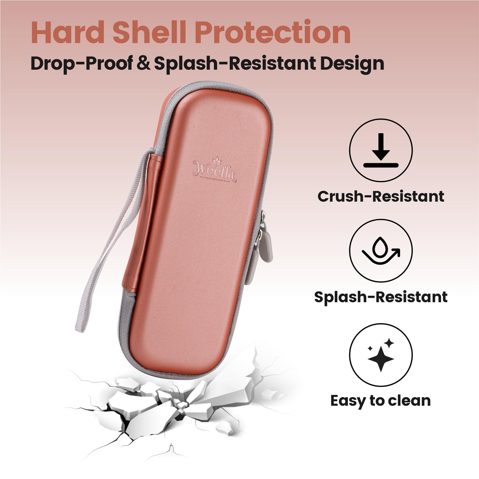 Weefla discreet gray design blends with daily carry.