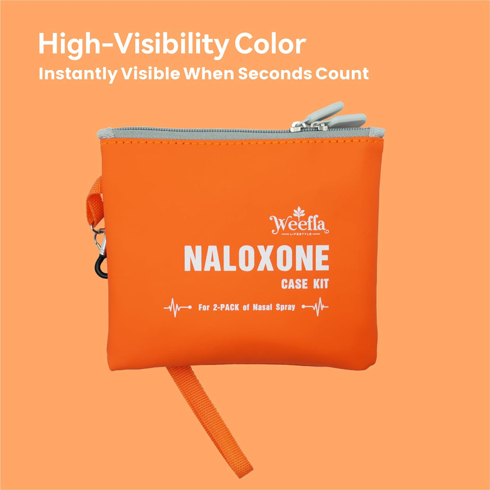 Weefla empty naloxone carry bag ideal for daily use or outdoor trips.