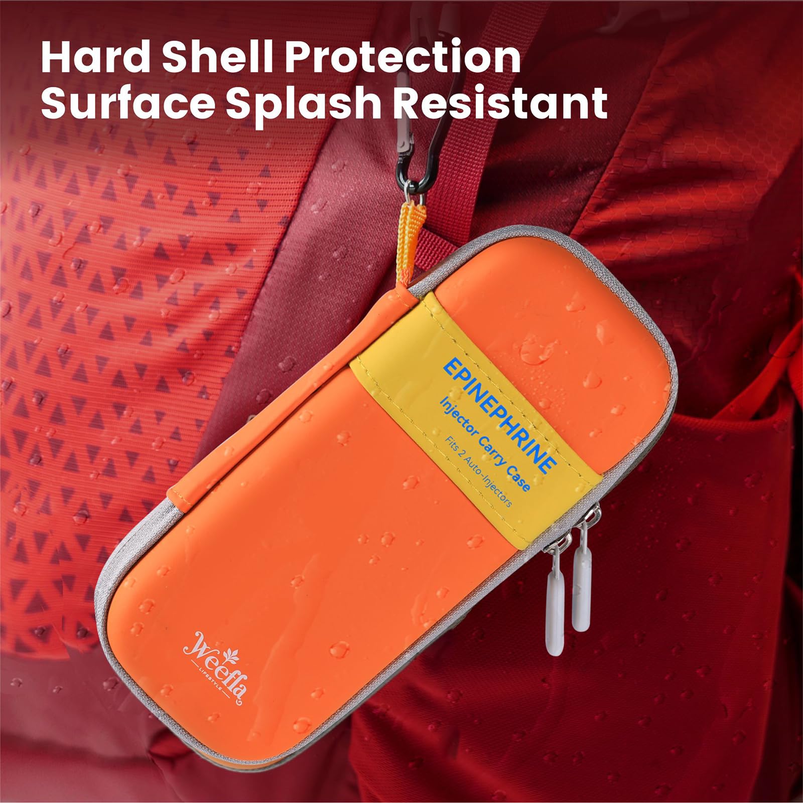 weefla high-visibility design in yellow-orange for quick access