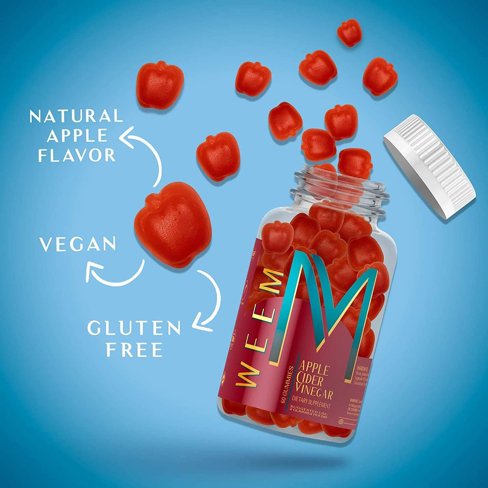 WEEM gummies with B12 and B9 for daily energy support