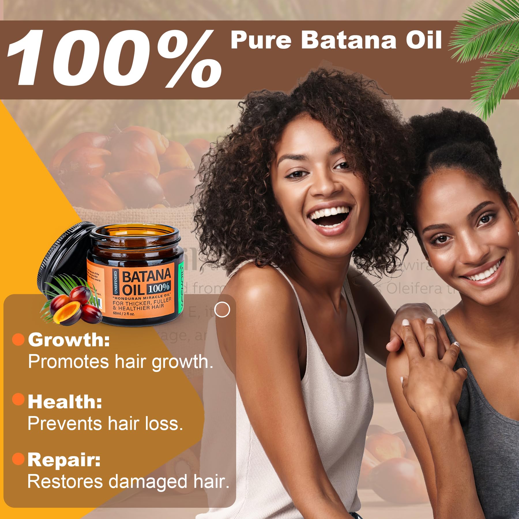 WEEMOTD Batana Oil application scene demonstrates easy scalp massage.