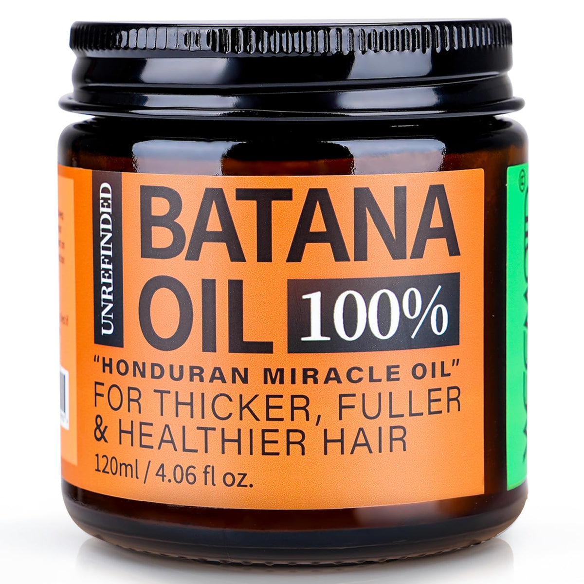 WEEMOTD Batana Oil bottle closeup showing pure Honduran formula for hair nourishment.