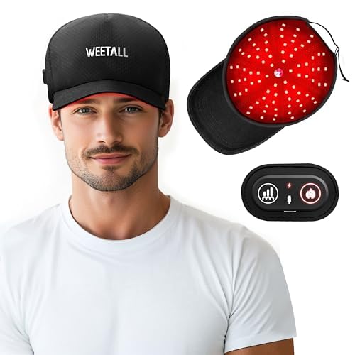 WEETALL red light cap with built in battery for cordless use