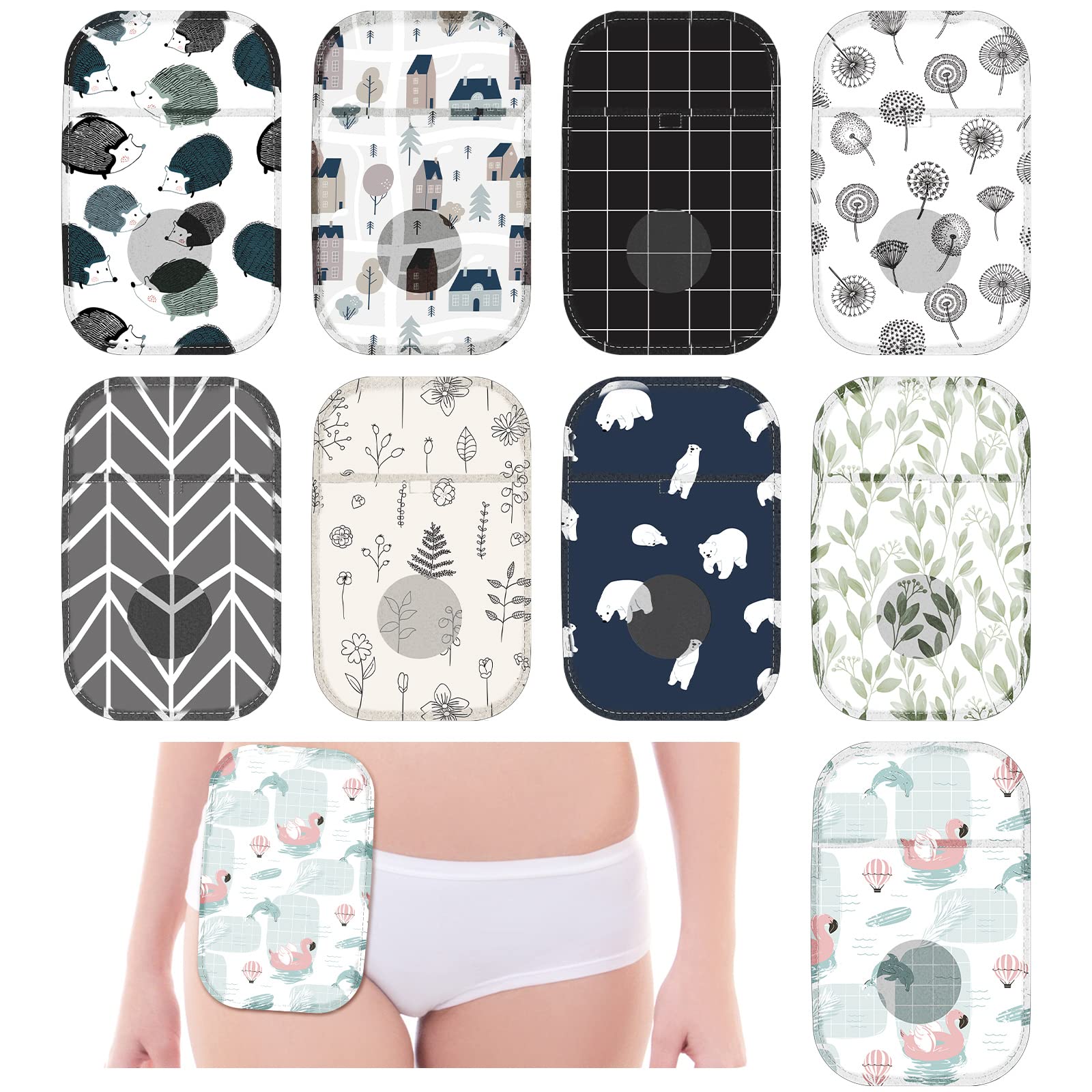 Weewooday ostomy bag cover waterproof protection for daily wear