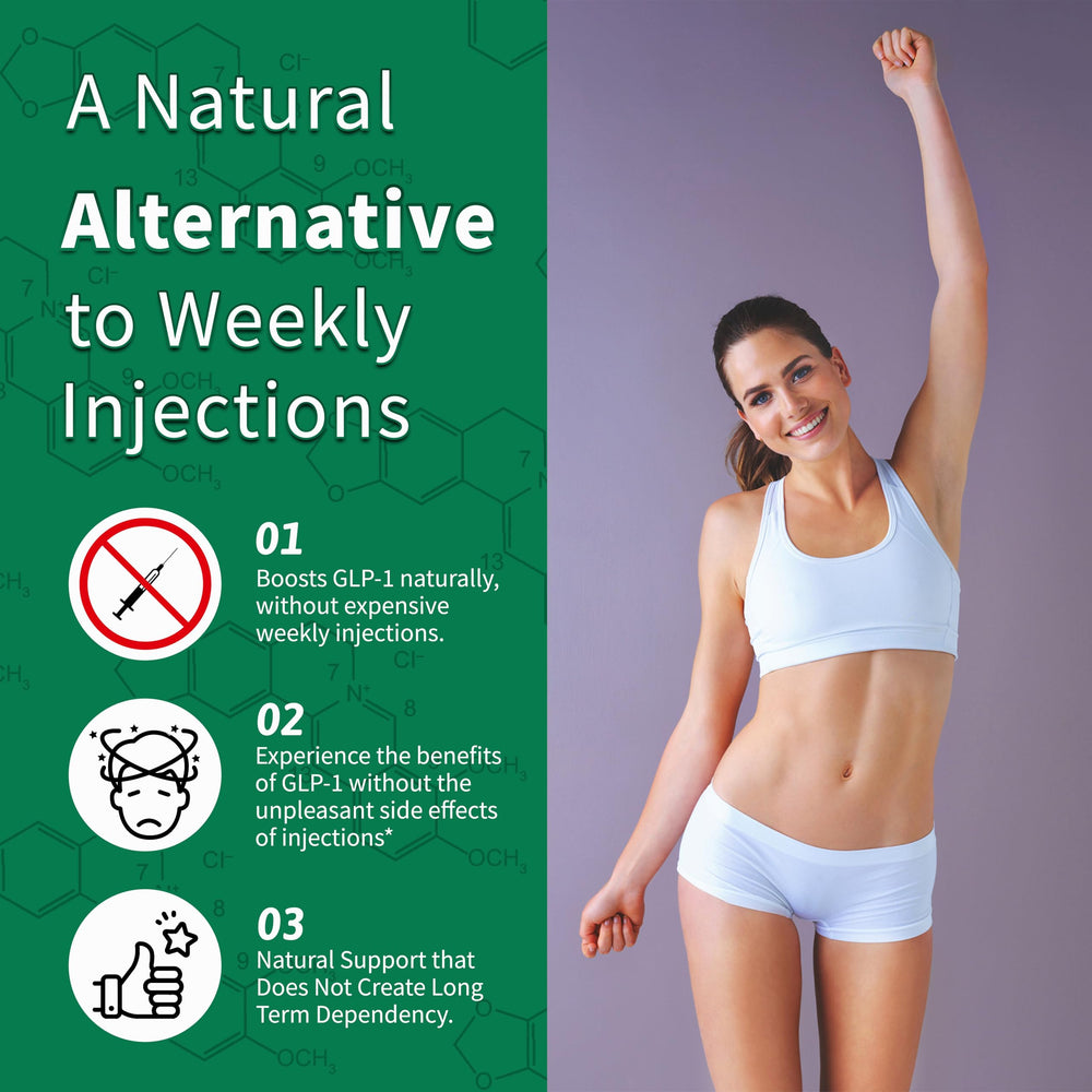 Wegovir GLP-1 packaging and label highlight hunger and metabolism support.