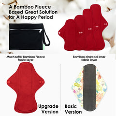 Wegreeco pads in multiple sizes support different flows and fits