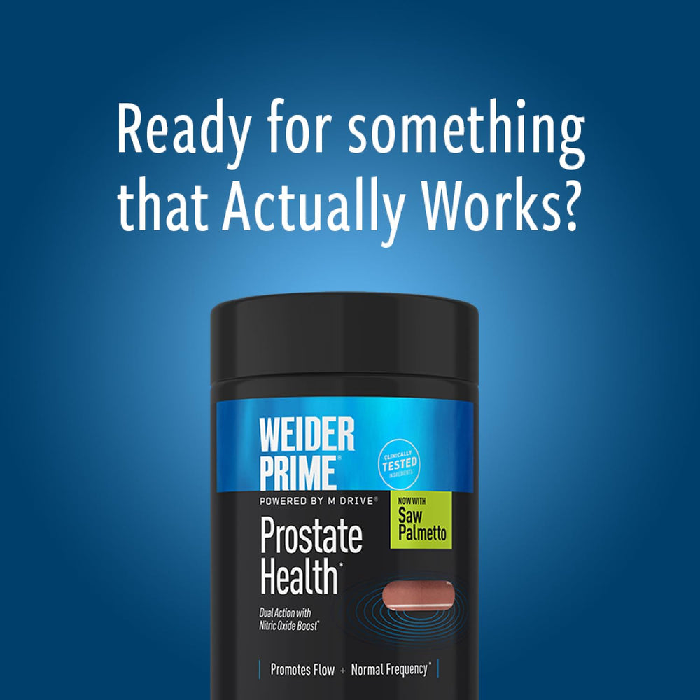 Night-time setup with Weider Prime bottle beside a clock suggesting restful evenings.
