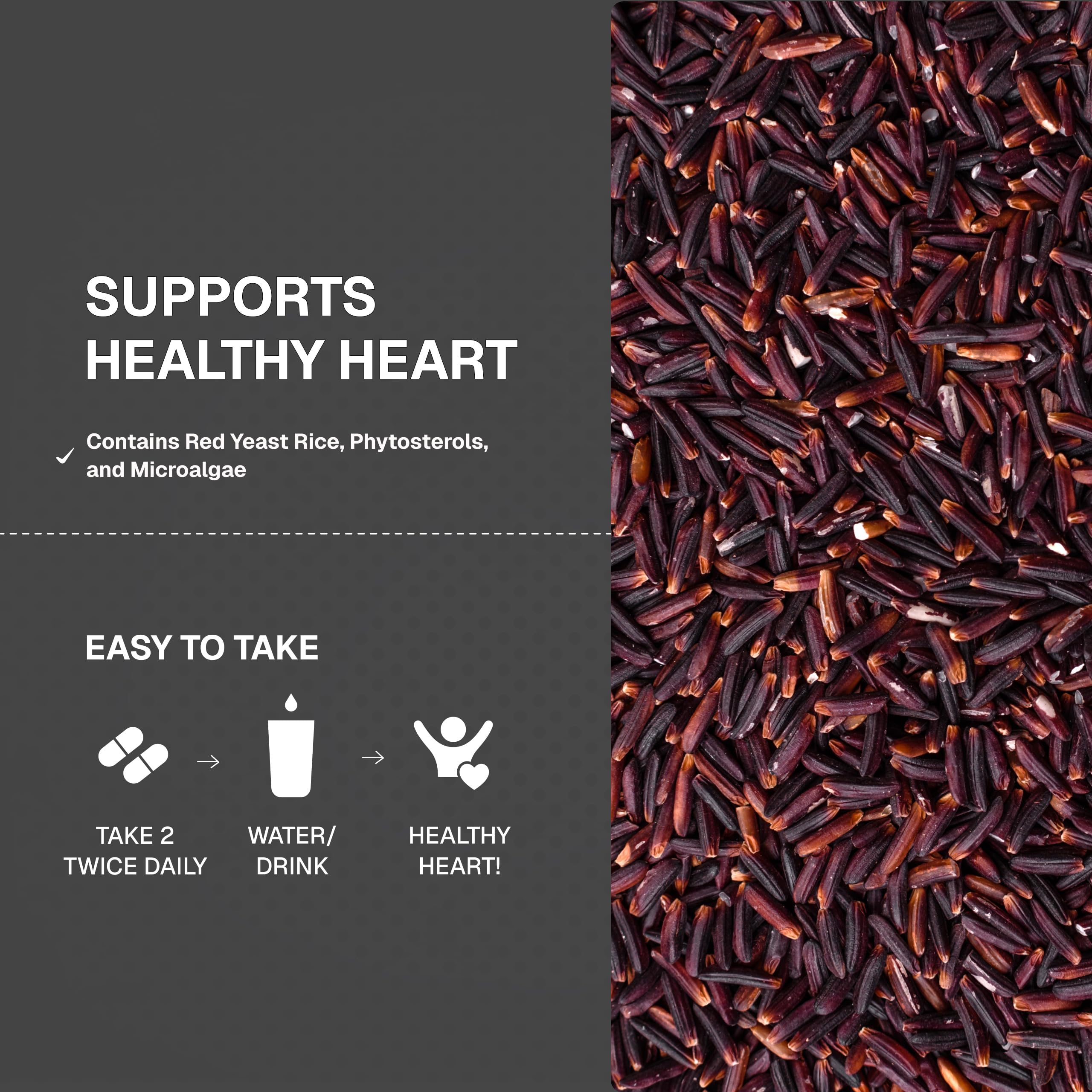 Gluten-free icon on Weider Red Yeast Rice Plus packaging