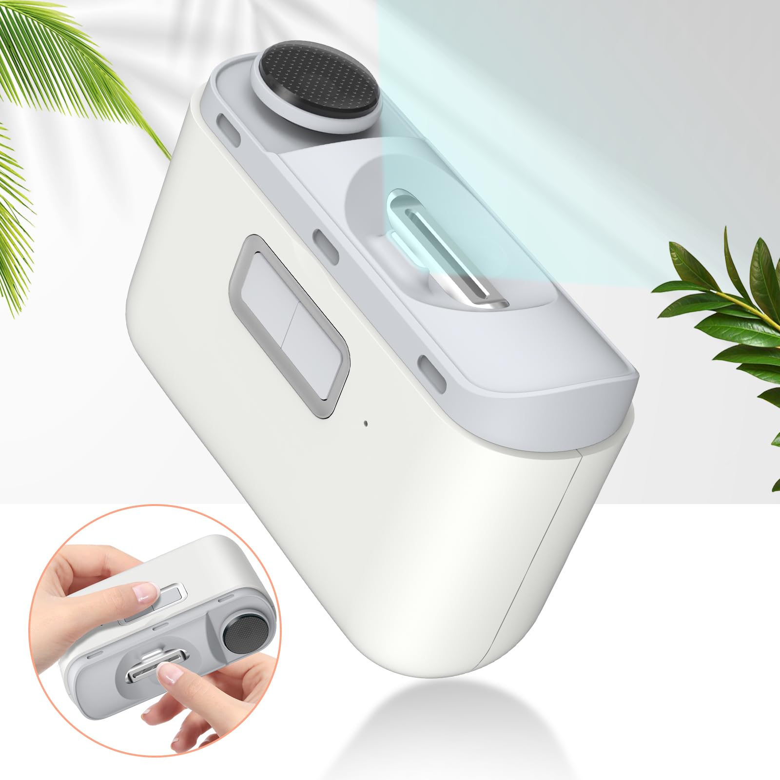 WEIHUINET 3-in-1 nail clipper with LED light for precise trimming at home.