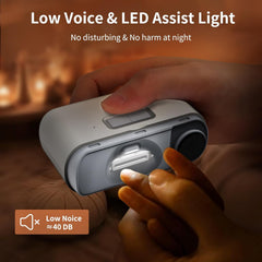 WEIHUINET nail clipper with two-speed control for customized care.