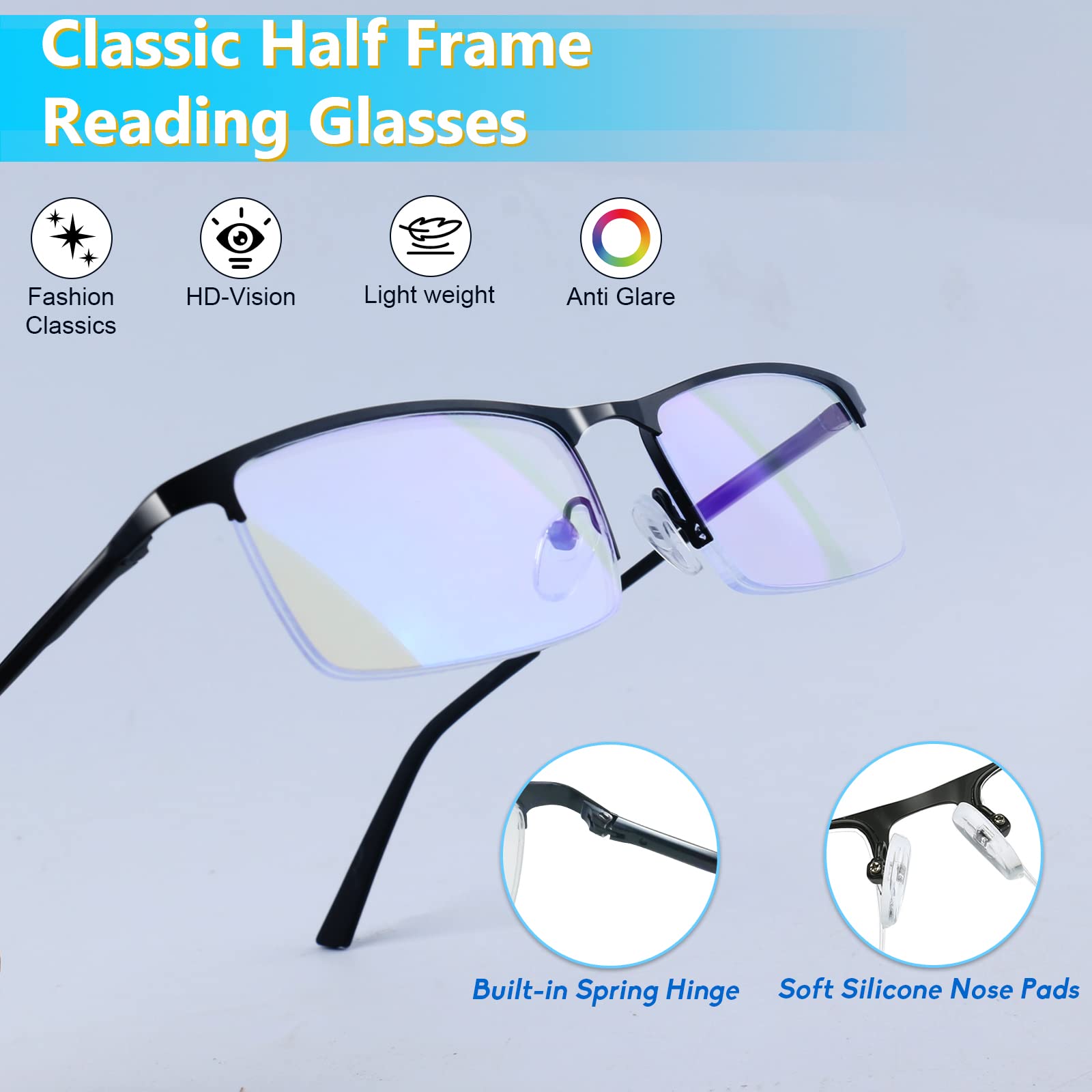 WEIMELTOY blue light blocking glasses brown frame for everyday use
