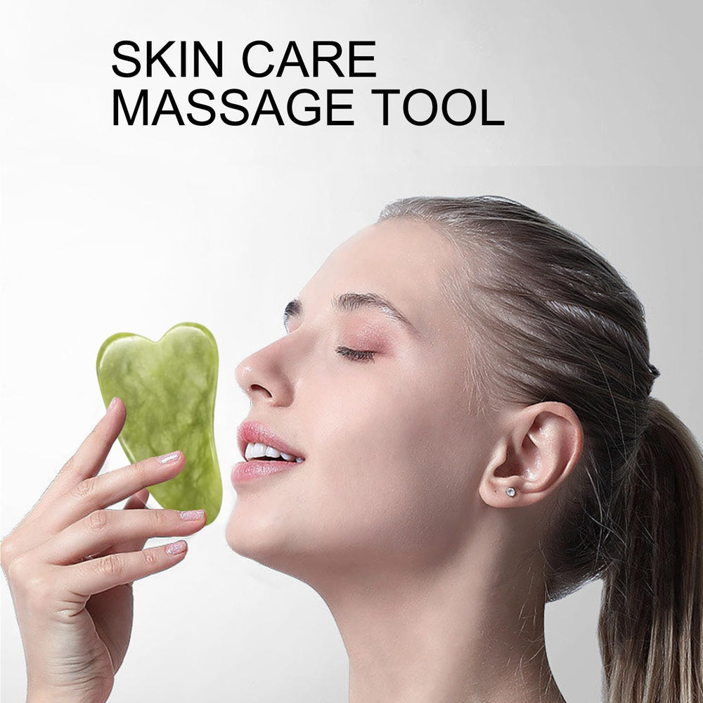 WEISIPU Jade Scraping Device supports facial contouring and refreshing sensation.