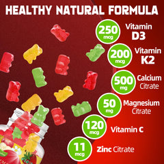 Wekannufod D3K2 gummies packaging view highlights premium ingredients.