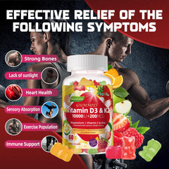 Wekannufod D3K2 gummies peach juice flavor aroma.