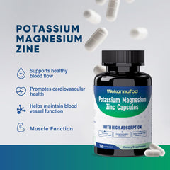 Wekannufod high-absorption magnesium complex capsules for efficient nervous system support.