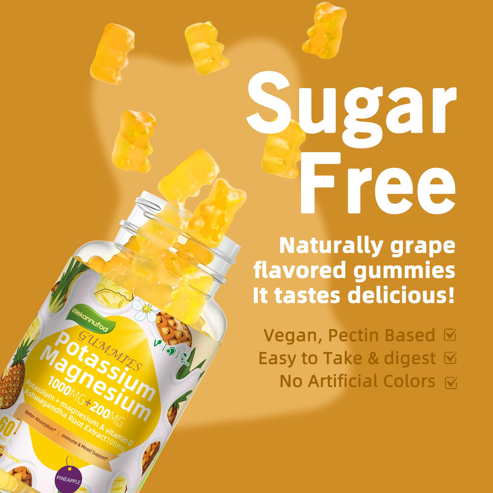 Wekannufod sugar-free gummies image for guilt-free daily intake.