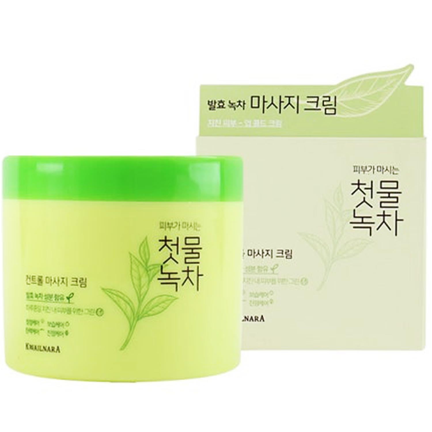 WELCOS Kwailnara massage cream application demonstrates soft massage for blood circulation support