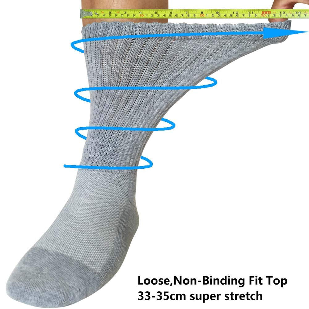 WELL KNITTING seamless toe design reduces irritation for sensitive feet during walking.